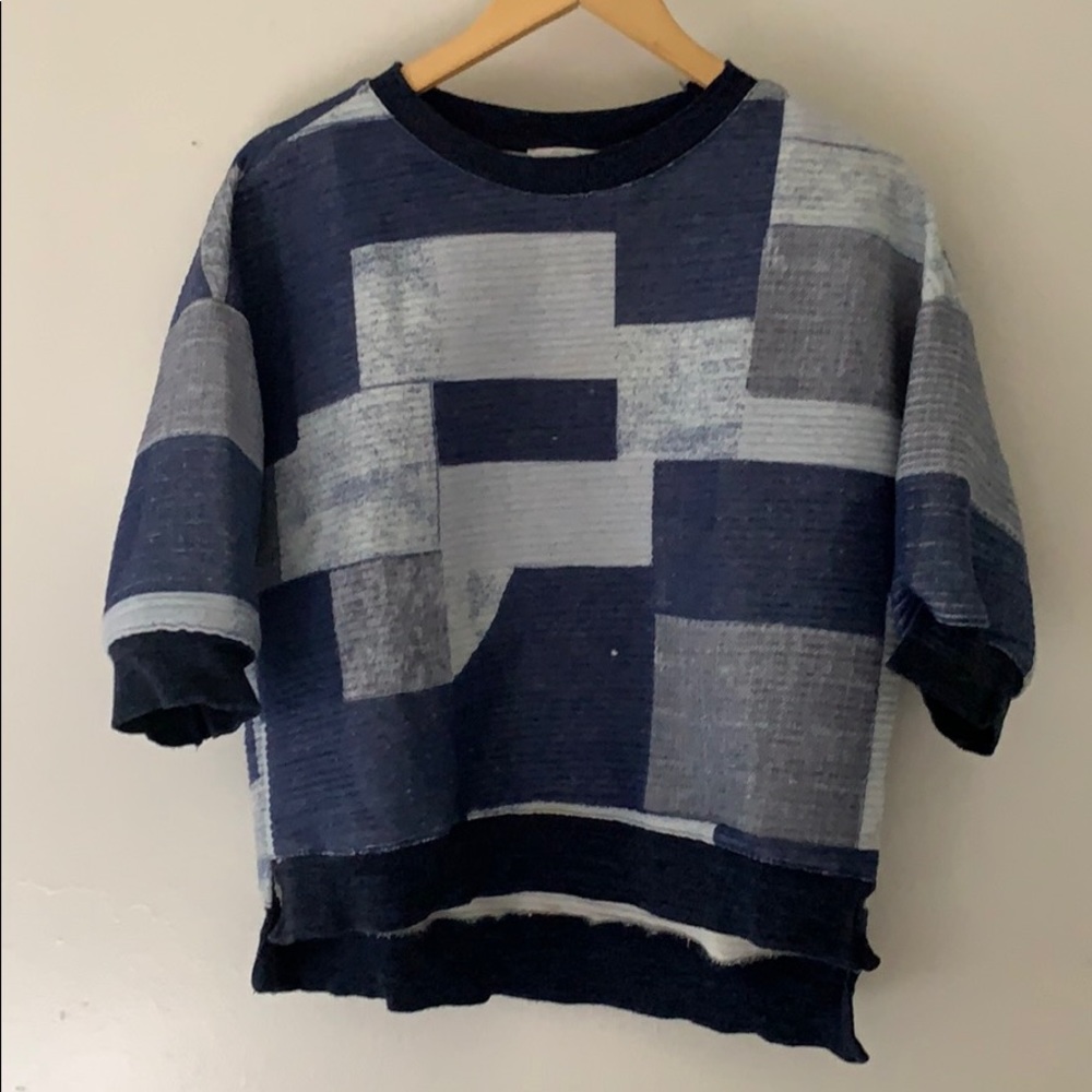 Zara Trafaluc Block Oversized Top